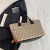Bolso Tote de Moda de Gran Capacidad Estilo Coreano Versátil 2024 Nuevo Bolso de Mano para Abrigo de Algodón Bolso de Hombro Cruzado para Mujer