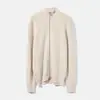 Chaqueta de punto para hombre, Nueva de Otoño/Invierno, Color liso, Cuello alto, Cremallera, Cárdigan, Prendas de punto versátiles y casuales para hombre