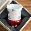 Conjunto de Chá de Cerâmica com Motivos de Peônia para Orvalho da Primavera, Alto Valor Estético, Acessórios e Utensílios de Chá para Uso Doméstico