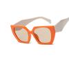 Gafas de Sol de Colores Distintivos de Moda Tendencia 2022 Polígono Irregular Transfronterizo Europeo y Americano Patas con Espejo en Forma de Diamante