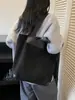 Bolso Casual de Gran Capacidad Transfronterizo para Mujer 2025 Nuevo Bolso de Mano Sencillo Personalizado de Ante Bolso Cruzado de Nicho