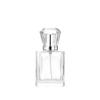 Em estoque atacado frasco de perfume de vidro 25ml30ml50ml frasco de perfume vazio frasco spray de perfume de baioneta transparente para dividir