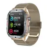 Nuevo reloj inteligente QX11 a prueba de tres impactos para exteriores con llamada Bluetooth, frecuencia cardíaca, presión arterial, reloj deportivo C40PROC50PRO