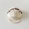 Gorras de Bebé Coreanas Yipan 2026 Primavera y Otoño Nuevas Lindas Bordadas con Letras Borde Suave Gorra de Béisbol para Bebé Venta al por Mayor