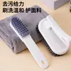 Cepillo de plástico para lavar la ropa del hogar, cepillo para zapatos, cepillo de limpieza multifuncional para tareas del hogar, cepillo para ropa, cepillo para abrigos y sombreros, cepillo para zapatos, colgable