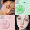 Conjunto de Adesivos para Maquiagem de Palco Patch de Floco de Neve Facial Infantil Maquiagem para Olhos de Noiva Decoração de Borboleta com Diamante Brilhante