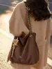 Bolsa Casual de Grande Capacidade Feminina Estilosa 2026 Outono Nova Moda Tendência Bolsa de Ombro Único Bolsa Tote para o Dia a Dia