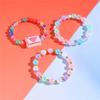Pulsera de sobre colorida para niños estilo coreano, pulsera exquisita de niña dulce celebridad de internet, pulsera de princesa linda de dibujos animados, pulsera