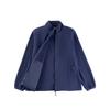 Chaqueta Polar para Exterior de Otoño e Invierno con LOGO Personalizado para Hombre, Color Sólido, Cuello Vertical, Chaqueta Polar para Mujer Cortavientos Cálida