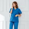 Algodón Puro Verde Oscuro Ropa para Lavar a Mano Ropa de Manga Corta para Hombre para Lavar a Mano Ropa con Cepillo Manual Clothes Doctor Nurse Ropa de Aislamiento Conjunto de Ropa de Trabajo de Algodón