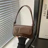 Bolsa de Axila Lisa Cor Sólida Estilo Coreano 2025 Inverno Nova Bolsa Transversal de Personalidade de Nicho Bolsa Casual Bolsa Quadrada Pequena