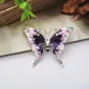 2020 Moda Nuevo Estilo Artista Diamante Goteo de Aceite Mariposa Broche Pin Decoración de Ropa Hebilla de Toalla de Seda Ramillete