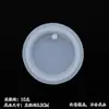 Molde de Pingente Molde de Etiqueta Osso de Cachorro Material para Artesanato DIY Cristal Epóxi com Furo Etiqueta para Pendurar Chaveiro Silicone