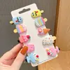 Set Combinado de Pasadores para el Cabello Infantil con Cabeza de Goma Suave Pasador para Flequillo de Princesa de Bebé Pinza BB Set de 10 Piezas Pasador para Cabello Suelto