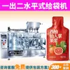 Máquina de Embalagem de Sachê Horizontal Tipo Sachet para Suco Puro Dupla Saída, Máquina de Enchimento de Sachê Pré-fabricado para Bebidas Funcionais, Máquina de Sachê para Toranja