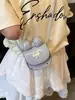 Mini Bolso de Moda para Mujer, Nuevo Bolso Silla Elegante de Gama Alta Lindo, Bolso Cruzado de Nicho, Billetera para Monedas, Bolso para Labial