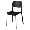 Silla de comedor de plástico grueso para el hogar, mesa de comedor informal, taburete con respaldo para restaurante comercial, moderna y sencilla, popular en Internet