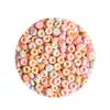 Yqt Mini Rosca Artificial Comida em Miniatura Brinquedo Material Artesanal DIY Cola de Creme Resina Mini Acessórios