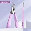 Tesoura para Cutícula em Aço Inoxidável Kit Manicure, Alicate Bico de Águia, Conjunto de Ferramentas para Manicure, Conjunto de Cortadores de Unha, Conjunto de 5 Peças em Estoque