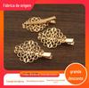 DIY mão- feito jóias acessórios 42*30mm cor de ouro/prata pato bill clipe hairpin grampo lateral clipe acessórios de cabelo atacado