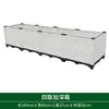 Caja Multifuncional para Cultivo de Verduras en Casa, Equipo de Maceta para Verduras de Balcón, Maceta Rectangular Engrosada, Ranura para Soporte de Macetas Extra Grande