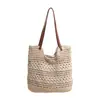 Bolso de Punto Calado de Gran Capacidad Transfronterizo para Mujer, Nuevo Bolso Cruzado de Hombro Casual Verano 2026, Bolso de Cubo Tejido