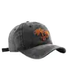 Gorra de Béisbol Bordada de Coco Transfronteriza Gorra Bordada Vintage Lavada Vieja Moda Sombrero de Sol Sombrero de Visera Curva Visera Ancha
