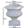 Vaso de flor romano estilo europeu vintage para decoração externa, arranjos de casamento, paisagismo e ornamentos para plantio de plantas de jardim
