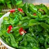 Fatias de Talos de Alga Marinha Picantes Prontas para Comer, Salada de Algas Marinhas, Prato Frio para Acompanhar Arroz, Pequeno Pacote de Picles Salgados, Salada de Algas Marinhas, Picante e Refrescante
