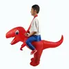 Fantasias Infláveis de T-Rex para Halloween Adulto Fantasia Inflável Crianças Dinossauro Inflável Fantasia Cosplay