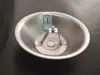 Capuz de óleo estilo chinês Copo de óleo Aço inoxidável Copo de óleo de três garras Copo de óleo de rosca Caixa de óleo de três pontas Acessórios de tigela de óleo antigos
