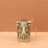 Novos enfeites originais de cabeça de animal do zodíaco, os mais vendidos enfeites de figuras do zodíaco transfronteiriços, artigos de cobre decorativos para mesa