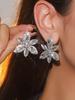 Pendientes Machica de Lujo con Diamantes de Imitación de Cristal Brillante para Mujer Moda Exquisita Pendientes de Cristal Pendientes Pendientes de Perlas