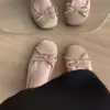 Sapatos da Moda para o Dia a Dia com Altura Aumentada, Solas Macias Respiráveis, Modelo 2026 Sapatos Femininos Mary Jane Retrô para Uso Externo com Laço Pequeno em Malha
