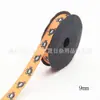 Cinta de Halloween de 9 mm, Murciélago, Calavera, Cinta para Envoltura de Regalos, Moño DIY, Telaraña, Seda, 10 yardas/Rollo