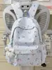 Mochila Simples Versátil Alta Aparência Mochila Escolar Estudante Mochila Escolar Fofa Estudante Mochila Leve Mochila Floral