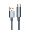 Cable de Datos de Carga Súper Rápida con Apagado Inteligente de 100W, deja de cargar cuando está lleno, cable de carga rápida a baja temperatura totalmente compatible con tipo-c para teléfonos móviles