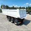A fábrica exporta reboques de caixa para reboque, caminhões basculantes, semirreboques basculantes traseiros de 3 eixos com pneus simples, caminhões basculantes tipo caixa