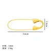 Pasador de Seguridad para Bebé Color Esmalte Personaje de Bendición Longevidad Candado Colgante Regalo Luna Llena Bebé Broche Accesorios Cuerda Roja