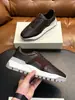 Zapatos Deportivos Casuales para Hombre con Parches de Piel de Vaca de Primera Capa Transfronterizos, Estilo Frosted STN, Suela Gruesa Antideslizante, Ligeros de Lujo para el Trabajo, con Cordones, Tipo Board
