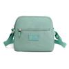Bolso de mano para mujer, de tela de nailon multicapa, tipo bandolera, estilo coreano, informal, estilo cartera de negocios, bolso de hombro para mujer