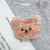 Presilha de Cabelo Acrílica de Cachorrinho Fofo de Desenho Animado Presilha de Cabelo em Formato de Coração para Meninas Doces Presilha de Bico de Pato Presilha de Cabelo Infantil Acessório de Cabelo