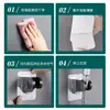 Suporte para Chuveiro de Mão sem Furos com Forte Adesivo Suction Cup de Fixação na Parede, Adequado para Chuveiros de Mão com Ângulo Ajustável