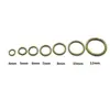100 Anillos O múltiples tamaños anillo abierto anillo simple anillo de hierro anillo de conexión Accesorios para joyería DIY