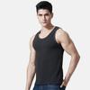 Colete masculino de comércio exterior engrossado velo - forrado slim assentamento ombro largo em torno do pescoço juventude sem mangas xx0123