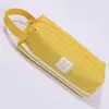 Estojo Criativo de Lápis com Grande Capacidade para Estudantes, Meninos e Meninas, Bolsa Simples de Tecido Oxford com Zíper Duplo Estojo de Papelaria para Lápis com Logo Impresso