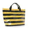 Plataforma independiente Temu nueva bolsa de mano transfronteriza impermeable PVC+lienzo para el trabajo portátil bolso de hombro bolsa de mano