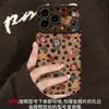 Funda de teléfono de dibujos animados con estampado de leopardo para Apple 17pm, iPhone 18, linda 16, gamuza 14, pulsera 15, ventana grande