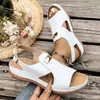 Sandalias de Cuña con Punta Abierta de Tamaño Grande para Mujer 2026, Elegante Diseño Calado, Cómodas, Ligeras, Casuales, Versátiles