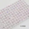 Broca para Cubitos de Hielo Dongzhou Broca de Cubo de 4 mm Huazi 4841 Mismo Estilo Cristal K9 de Alta Calidad Accesorios para Uñas Planos